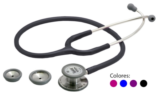 Estetoscopio Spirit Doble Campana De Lujo Uso Adulto y Pediatrico Color Negro