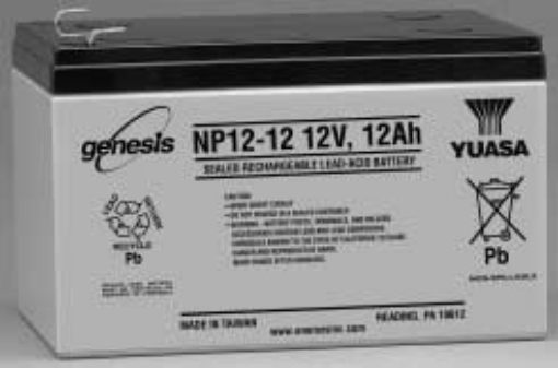 Bateria Enersys Sellada 12 V-12Amp Para Silla De Ruedas Electrica