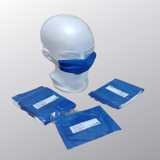 Cubreboca PMD Desechable 2 Capas Azul paquete con 50 pzas